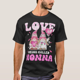 T-shirt L'Amour Appelé Nonna Gnomes Grand-Mère Et Grand-Mè