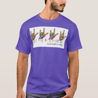 T-shirt L'Amour ASL Peut Être Différent