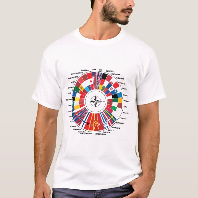 T-SHIRT L'AMOUR AVEC LES PAYS DE L'OTAN (Devant)
