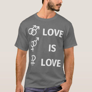 T-shirt L'amour c'est l'amour le mariage homosexuel et les