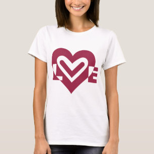 T-shirt L'amour dans le vin pourpre