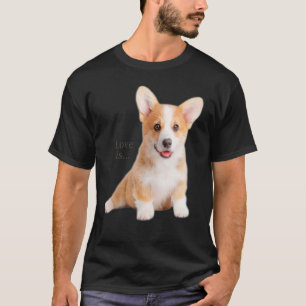 T-shirt L'amour de Corgi est maman papa chiot animal famil
