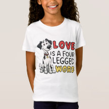 L'amour de dalmatien est un mot de quatre lettres