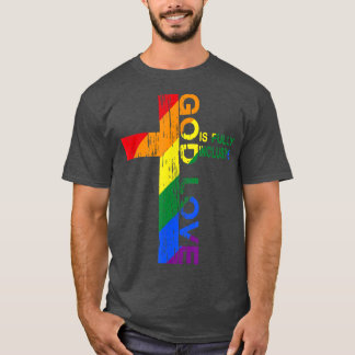 T-shirt L'amour de Dieu est entièrement inclusif Christian