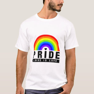 T-shirt L'amour de fierté est amour LGBTQ