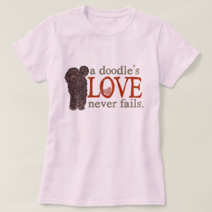 T-shirt L'amour de griffonnage n'échoue jamais - le
