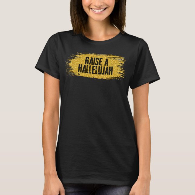 T-shirt L'Amour de Jésus| Lever Un Hallelujah (Devant)