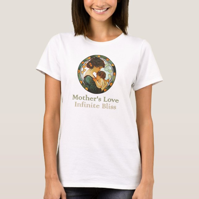 T-shirt L'Amour de la Mère, des Bliss infinis (Devant)