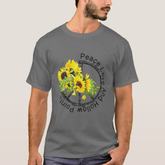 T-shirt L'Amour De La Paix Et Les Points Hollow