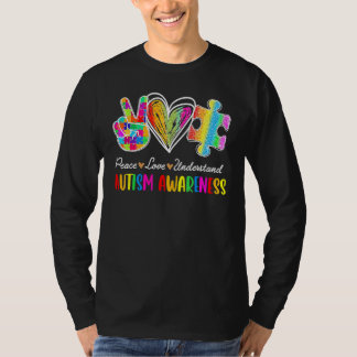 T-shirt L'amour de la paix mignonne Comprendre la Sensibil