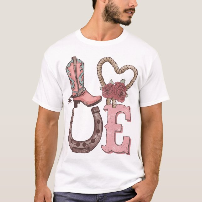 T-shirt L'amour de la Saint-Valentin (Devant)