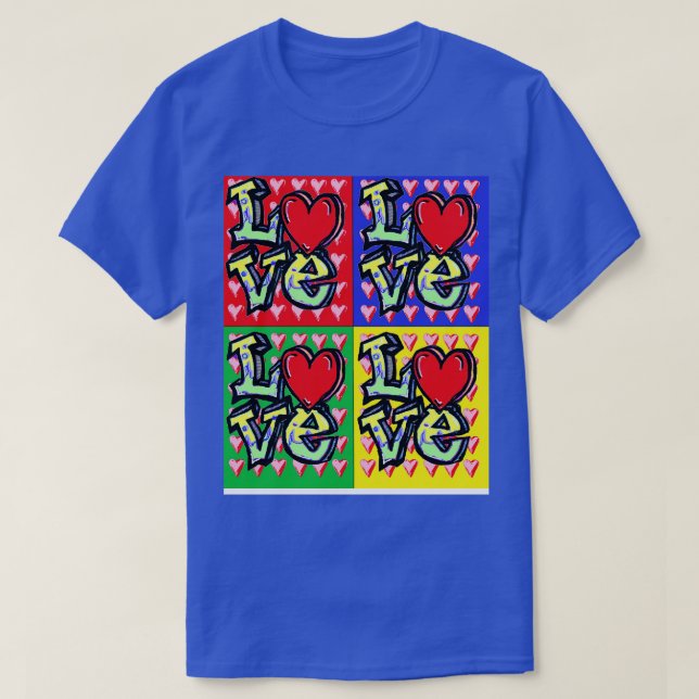 T-shirt L'amour de l'art (Design devant)
