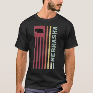 T-shirt L'Amour De L'Etat Rétro Vacances Bienvenue Carte A