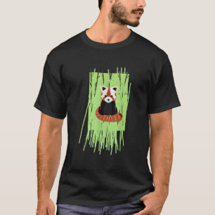 T-shirt L'amour du Panda roux facilement distrait par les