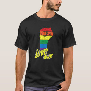 T-shirt L'amour du poing serré gagne