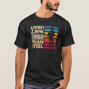 T-shirt L'amour d'un père plus fort que la Fête des pères