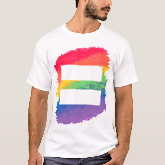 T-shirt L'amour égale l'amour - la pièce en t de base des (Devant)