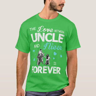 T-shirt L'Amour Entre Oncle Et Nièce Pour Toujours Joyeux 