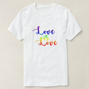 T-shirt L'amour est amour Gay pride Rainbow GLBTQ Design