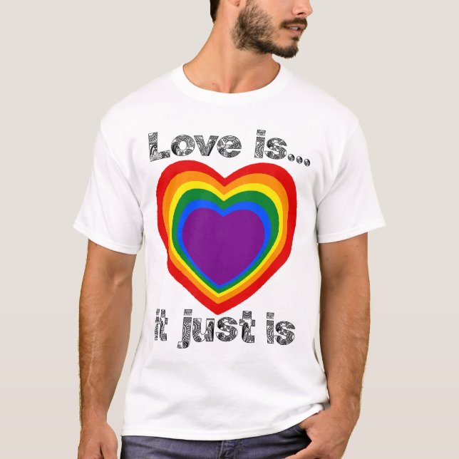 T-SHIRT L'AMOUR EST CHEMISE 1 (Devant)