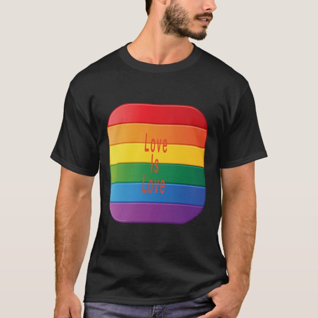T-shirt L'amour est l'amour (Devant)