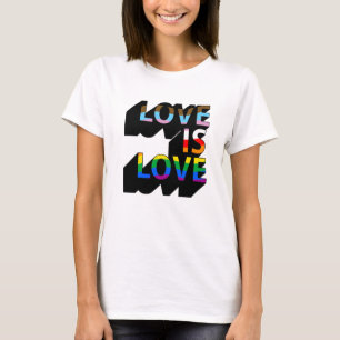 T-shirt L'amour est l'amour 3D