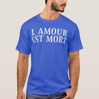 T-shirt LaMour Est Mort blanc