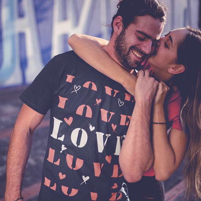 T-shirt L'amour est réciproque (Créateur téléchargé)