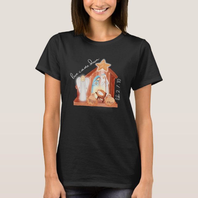 T-shirt L'amour est tombé (Devant)