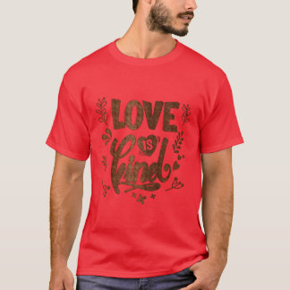 T-shirt l'amour est une fille gentille