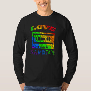 T-shirt L'Amour Est Une Tolérance Mixque Transgenre Droit