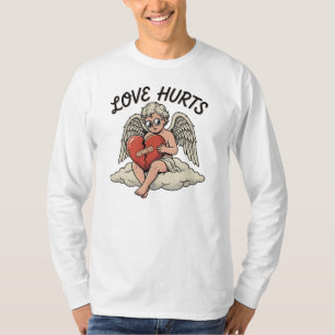 T-shirt L'amour fait mal Cupidon Ange
