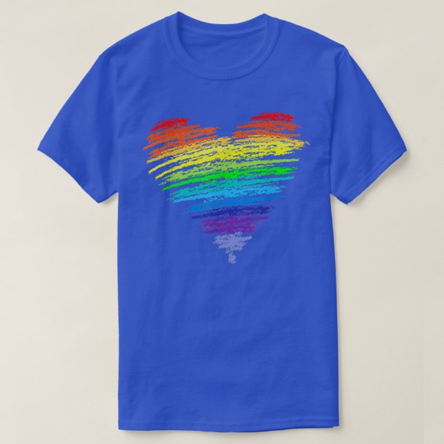 T-shirt L'amour gagne LGBT Supporter Love Rainbow CSD Gay  (Design devant)