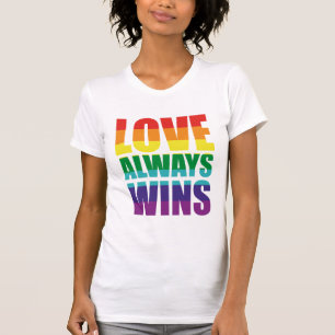 T-shirt L'amour gagne toujours