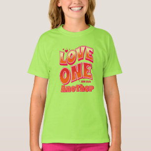 T-shirt L'amour l'un l'autre Jean 13:34
