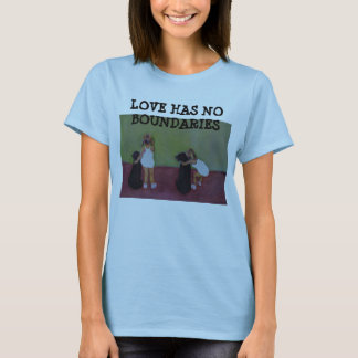 T-SHIRT L'AMOUR N'A AUCUNE FRONTIÈRE - CHEMISE