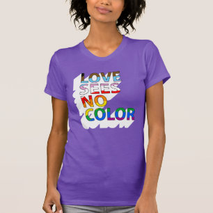 T-shirt L'amour ne voit pas de couleur