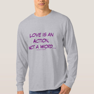 T-shirt L'amour n'est pas un mot