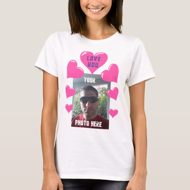 T-shirt L'amour personnalisé vous Valentine (Devant)