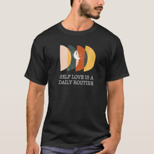 T-shirt L'Amour Propre Est Un Hobby Inspirant De Courte Co
