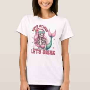 T-shirt L'amour pue, buvons