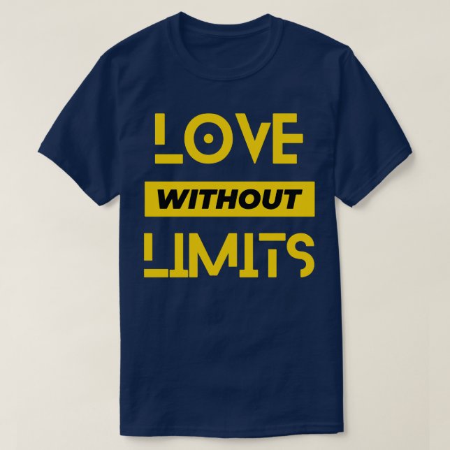 T-shirt L'amour sans limites (Design devant)