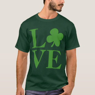 T-shirt L'amour Shamrock vert
