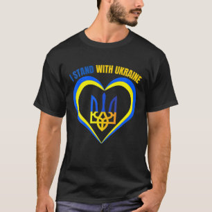 T-shirt L'Amoureux Ukrainien Je Me Trouve Au Coeur De L'Uk