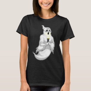 T-shirt Lampe de poche Halloween Ghost