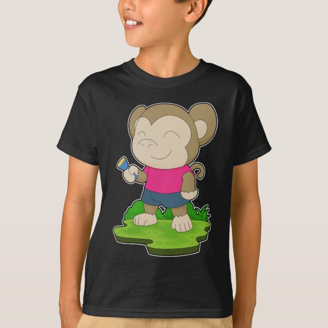 T-shirt Lampe de poche Monkey (Devant)