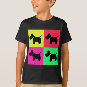 T-shirt L'amusement de Terrier imprime v2
