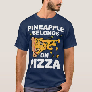 T-shirt L'Ananas Appartient À Pizza Pizza Lover Italien Fo