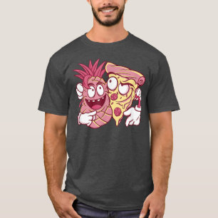 T-shirt L'ananas appartient sur Pizza, Amateur de pizza Re