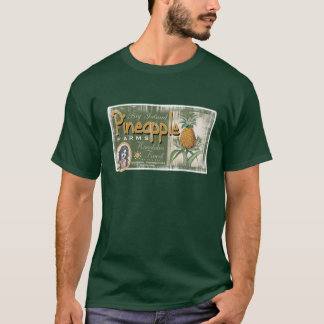 T-shirt L'ananas cultive l'habillement foncé
